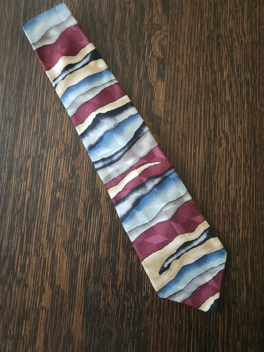 Etienne Aigner Silk Necktie Multicolor Euc $24
